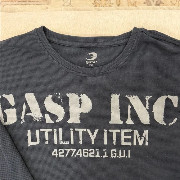 GASP Men's Oversized T-Shirt - Picture 2 of 3
